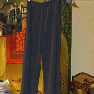 ALO Cute Black Wide-Leg Pull-On Pants